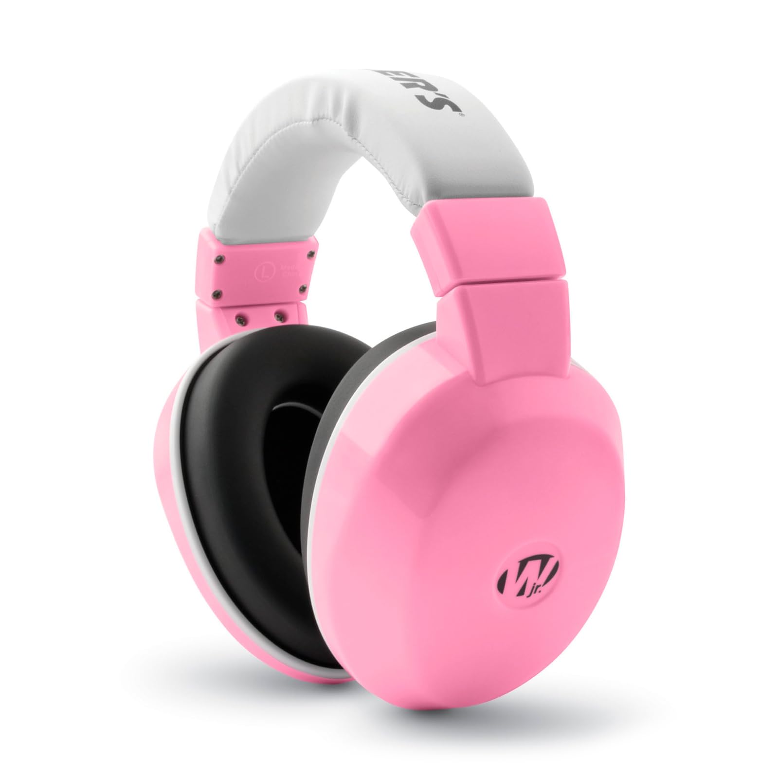 Walker's Passive Infant Muffs, 23dB Noise Reduction Rating Loud Sounds Shooting Hearing Protection Passive Muffs for Infants/Toddlers, Attachable Growband Included, Pink