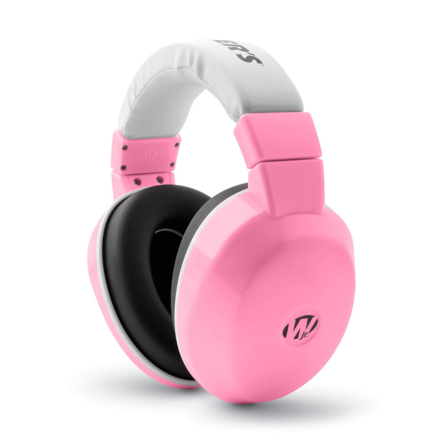 Walker's Passive Infant Muffs, 23dB Noise Reduction Rating Loud Sounds Shooting Hearing Protection Passive Muffs for Infants/Toddlers, Attachable Growband Included, Pink