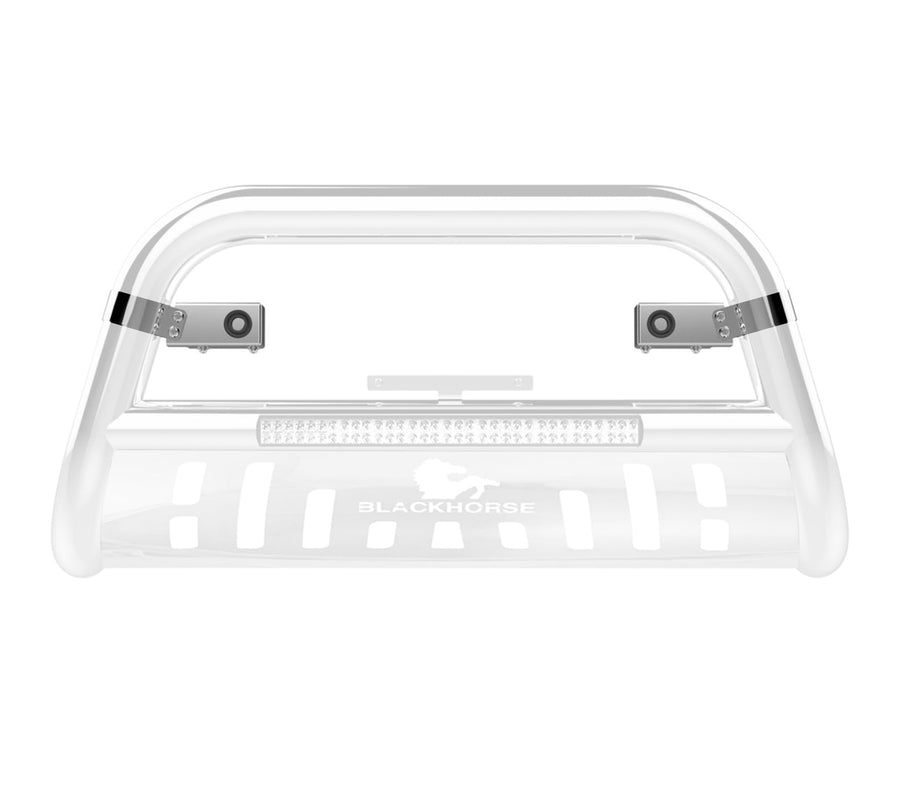 3" Black Horse Bull Bar Parking Sensor Relocation Kit S/S Compatible with 07-18 Chevy Silverado/GMC Sierra 1500 (Incl. 19-21 Silverado 1500 LD/Sierra 1500 Limited & Excl. Denali)