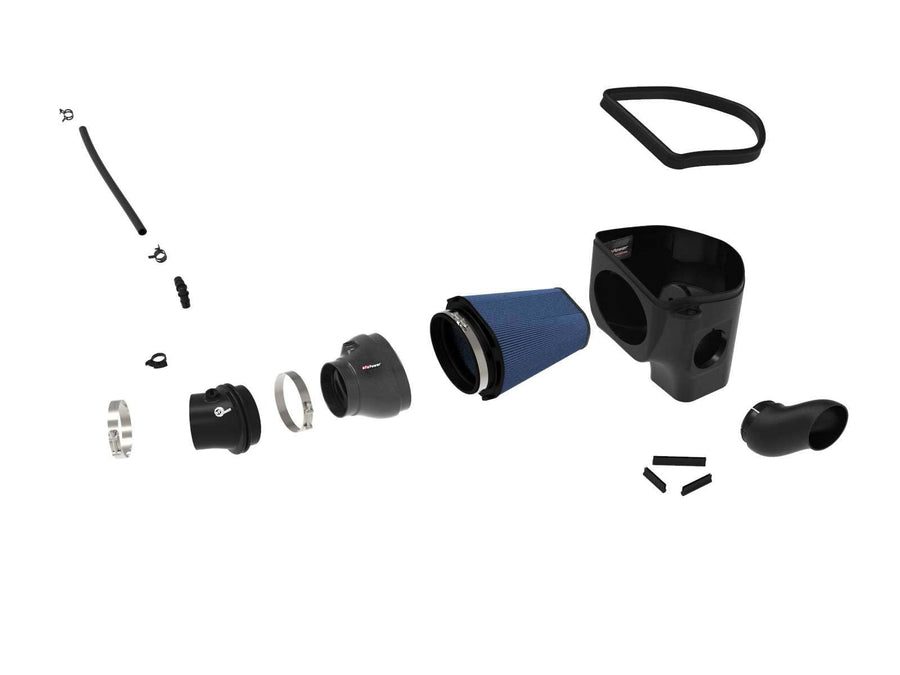 Track Series aFe POWER Intake System w/Pro 5R Filter, #57-10001R, Carbon Fiber