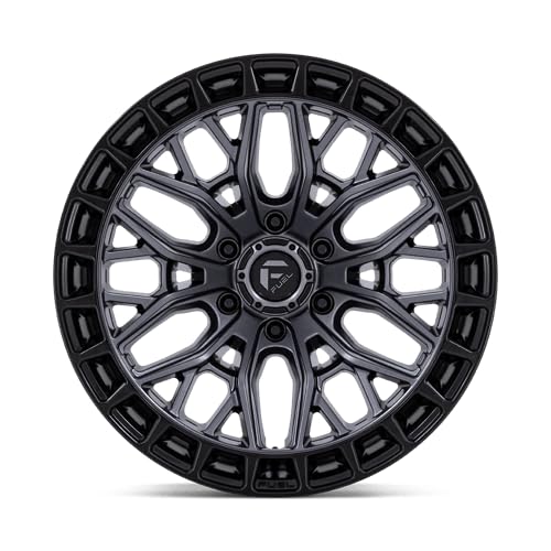 FC869 SIGMA FUEL OFF-ROAD 20X9, 6X5.5, 5.04, 1mm MATTE GUNMETAL W/MATTE BLACK LIP - FC869AB20906801