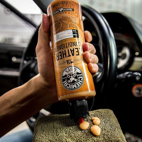 Chemical Guys Vintage Series Leather Conditioner - Conditions, Nourishes, and Protects Natural, Synthetic, and Faux Leather Seats, Interiors, Apparel & Accessories, 16 fl oz