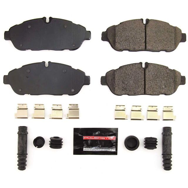 Power Stop Z23-2301 Z23 Evolution Sport Carbon Fiber Infused Ceramic Brake Pads with Hardware For Ford Transit-150, Ford Transit-250, Ford Transit-350, Ford Transit-350 HD [Model Specific]