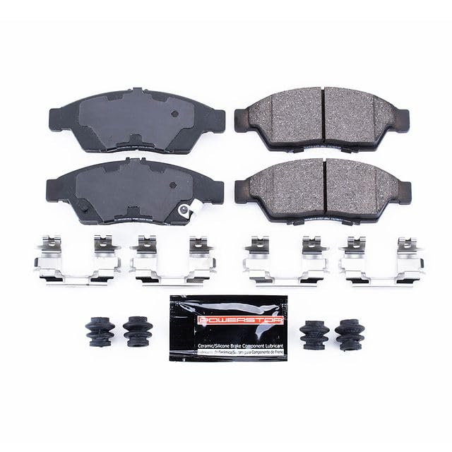 Power Stop Z23-1195 Z23 Evolution Sport Carbon Fiber Infused Ceramic Brake Pads with Hardware For Suzuki Aerio 2006-2007 [Model Specific]