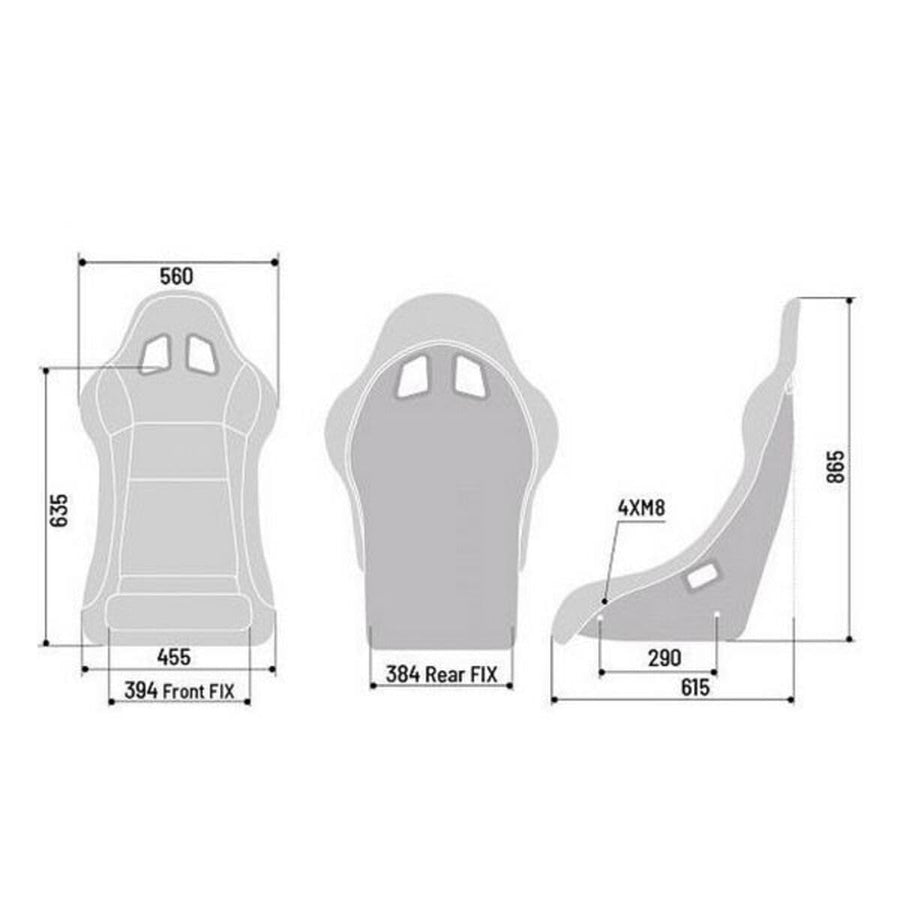 Rev Qrt Seat SPARCO S008014RNR