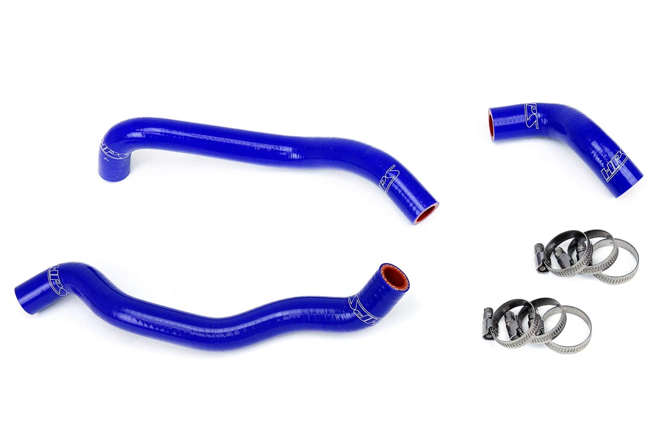 3-ply HPS Blue Reinforced Silicone Heater Coolant Hose Kit 57-1792H-BLUE