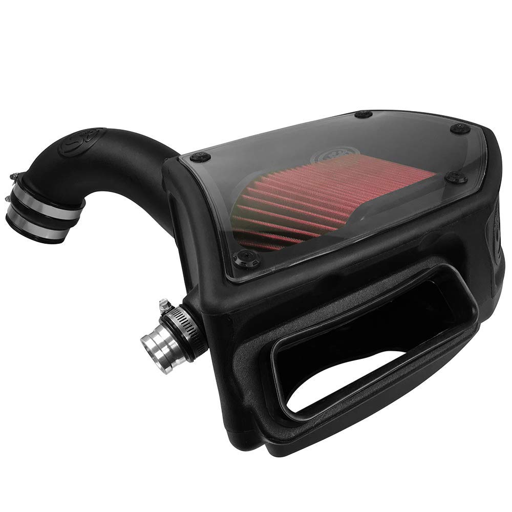 Cold Air Intake S&B Filters 75-5107 For 2015-2017 VW/AUDI 2.0T, 2018 VW 2.0T Manual Transmission (Oiled Cleanable, 8-ply Cotton Filter)