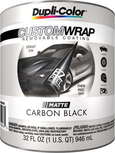 Custom Wrap Duplicolor Matte Carbon Black 1 Quart