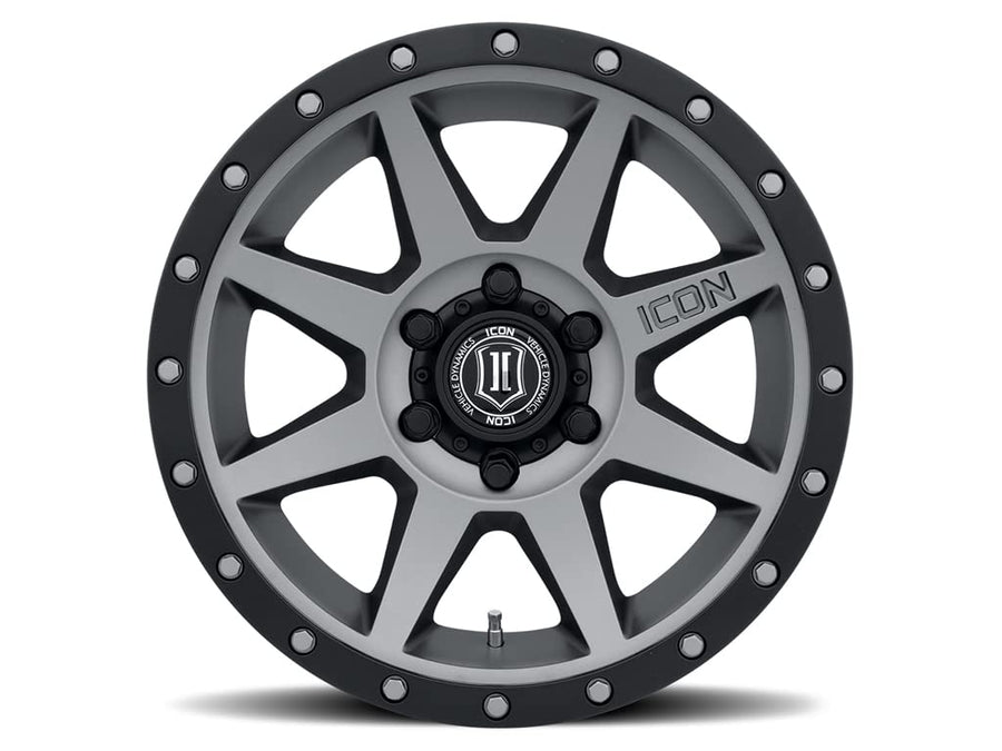 Titanium ICON Alloys Rebound, 18 x 9/6 x 135, 6mm Offset, 5.25" BS, 1818906352TT