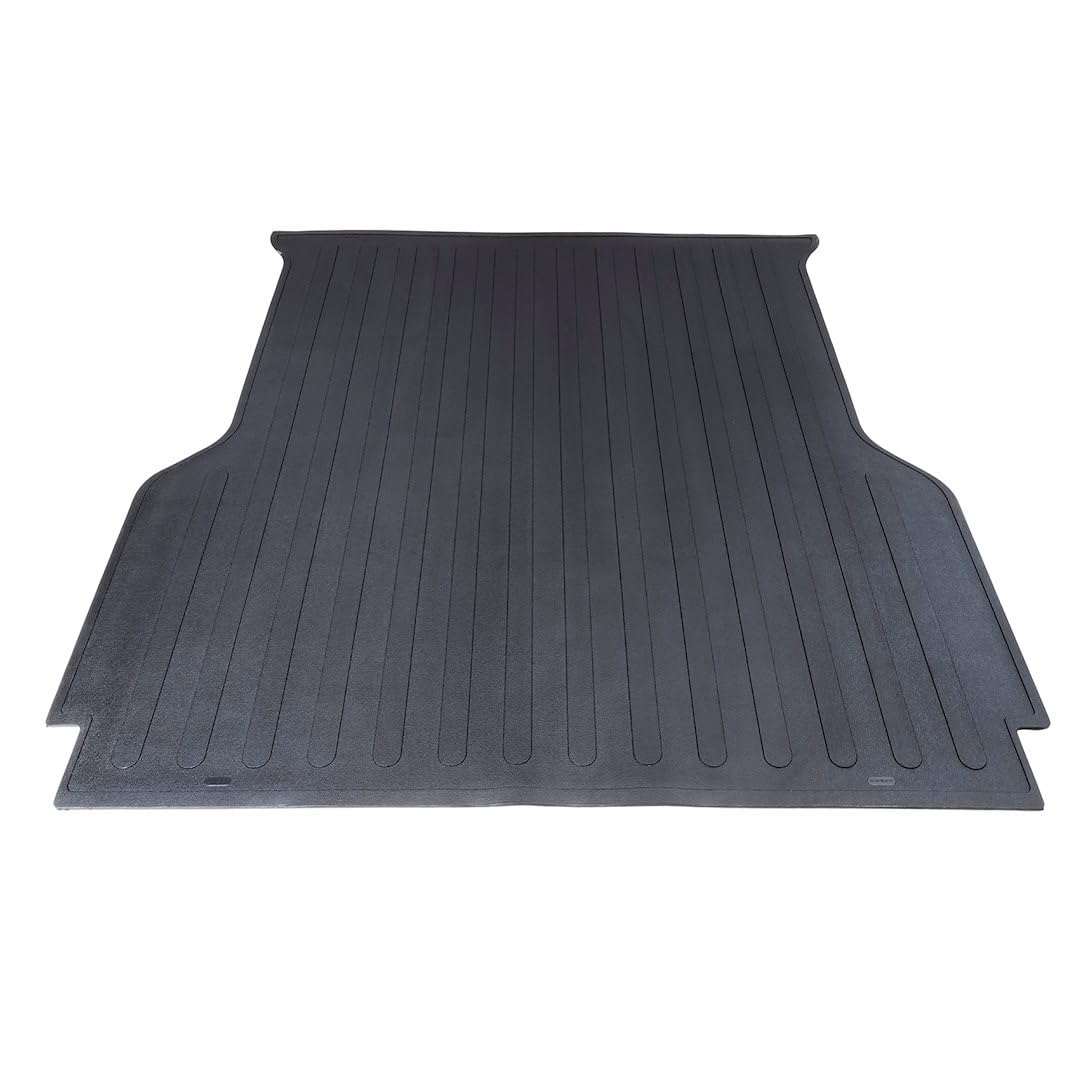 TrailFX Bed Mat Black Textured Pebble Rubber Surface Fits 2022-2025 Toyota Tundra 5.5 ft Bed No Raised Edges Heavy-Duty Durable Rubber Material Direct Fit Drop in Bed Liner