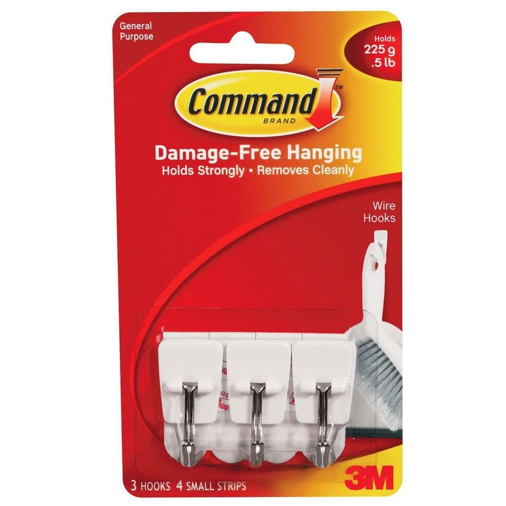 Small Command(TM) Wire Hooks 17067 You are Purchasing The Min Order Quantity which is 6 Pack