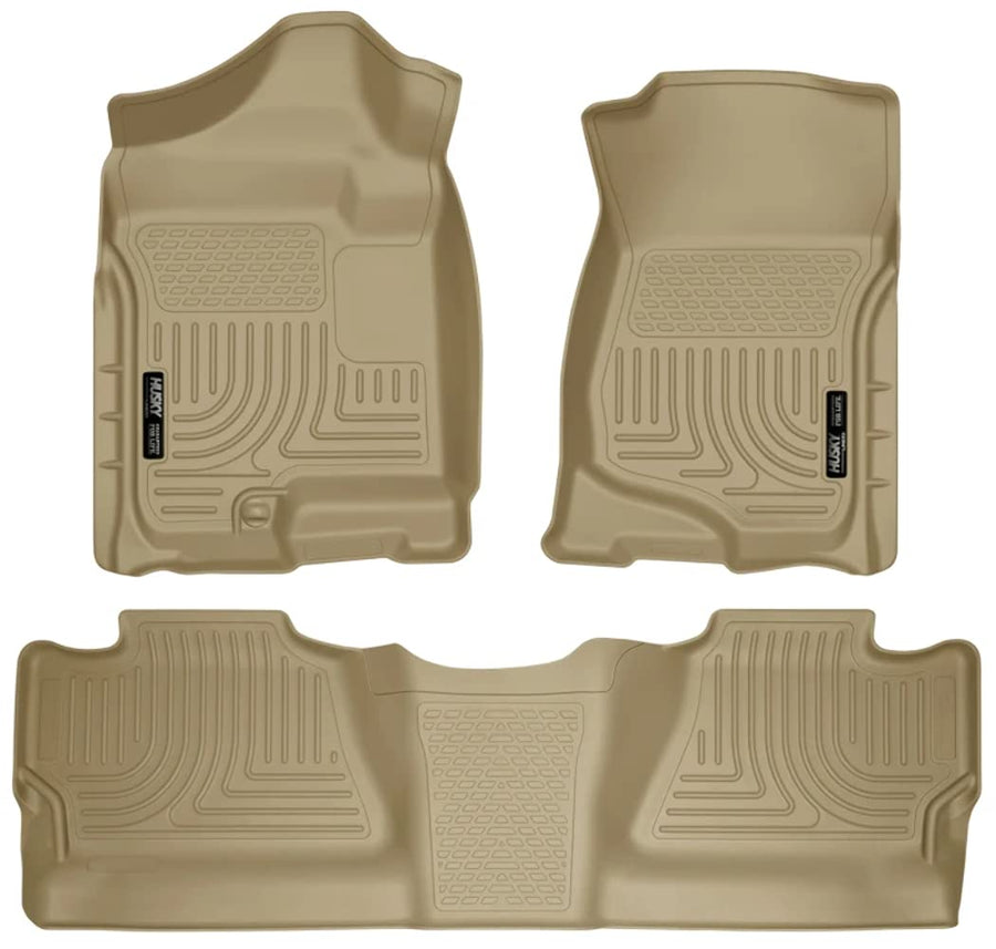 Husky Liners 98202 WeatherBeater Combo Gray 07-12 Chevy Silverado/GMC Sierra Crew Cab