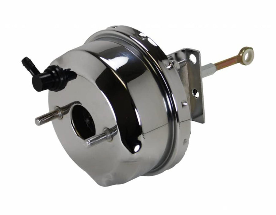 7 Inch LEED BRAKES Power Brake Booster With Brackets (Chrome)
