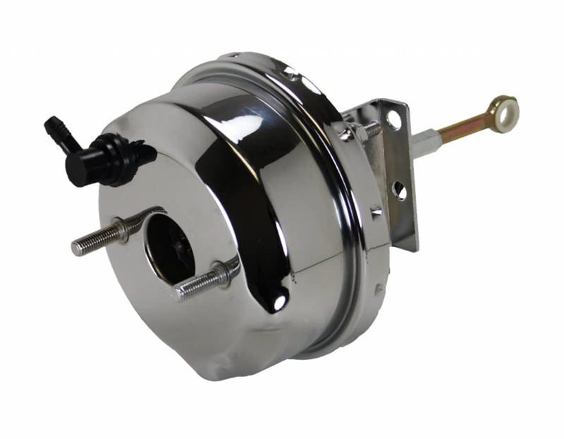 7 Inch LEED BRAKES Power Brake Booster With Brackets (Chrome)