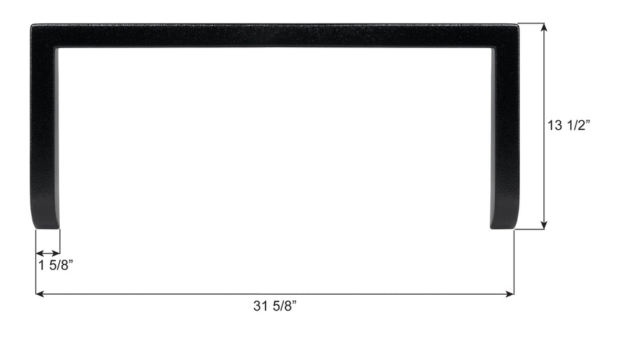 12880 ICON Step Trim, 32 x 13 1/2, Black