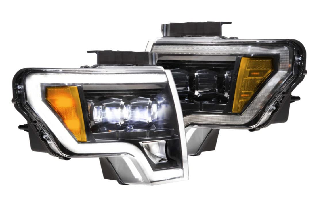 Ford F-150 Morimoto XB LED Headlights Fits 2009-2014, Plug and Play Pair of Headlight Assemblies (LF506-ASM)