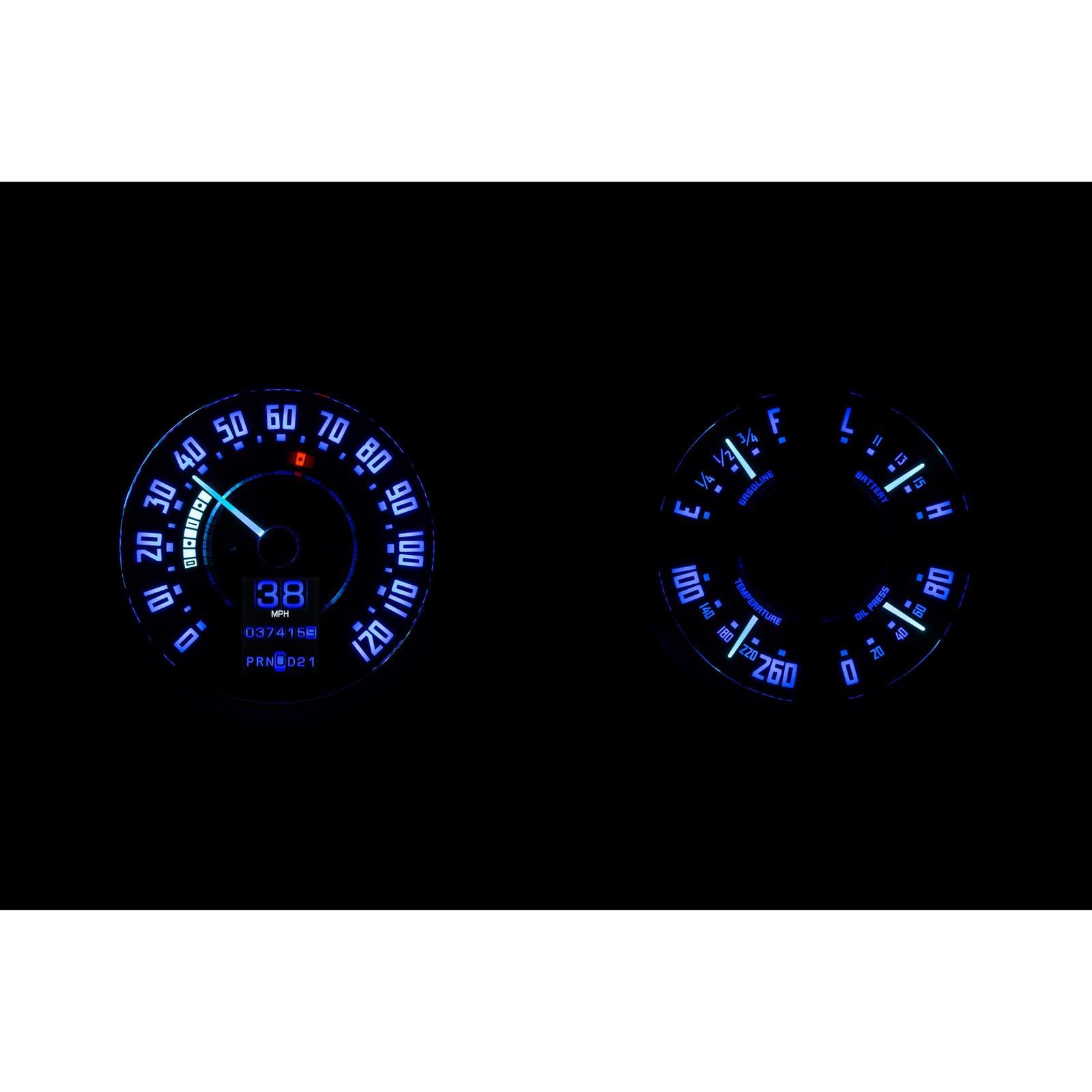 Dakota Digital RTX-47C-PU-X Gauge Instrument System Compatible with 1947-53 Chevy/GMC Pickup Truck