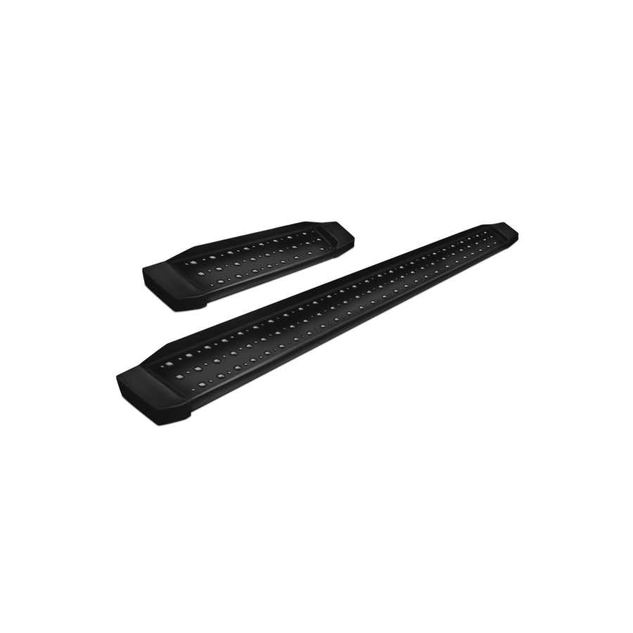 Spartan Black Horse Running Boards Modular Compatible with 02-14 Ford E-150|07-08 E-150 Econoline|99-05 E-150/E-350 Econoline CW|03-14 E-250|02-05 E-350 CW|99-00 E-350 Econoline-SR-FOR203796