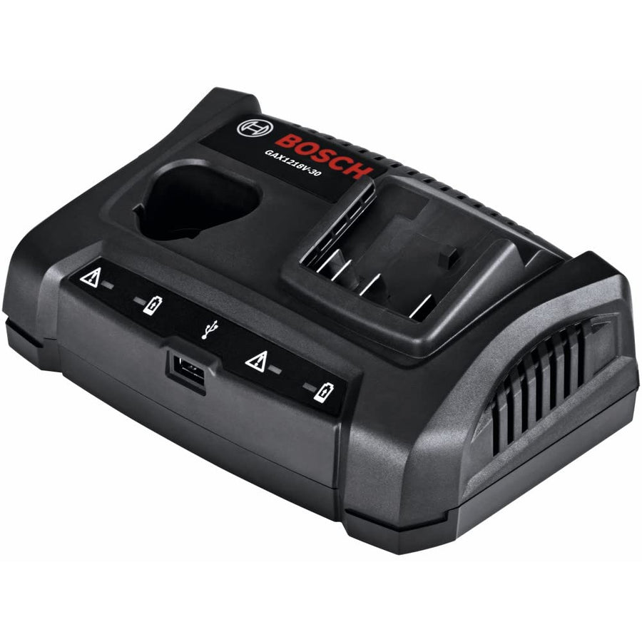 18V/12V Dual-Bay BOSCH Lithium-Ion Battery Charger GAX1218V-30
