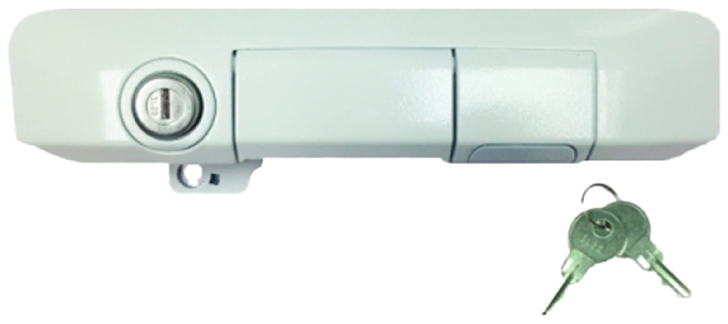 Manual Tailgate Lock Pop & Lock PL5503 Super White for Toyota Tacoma (Standard Lock)