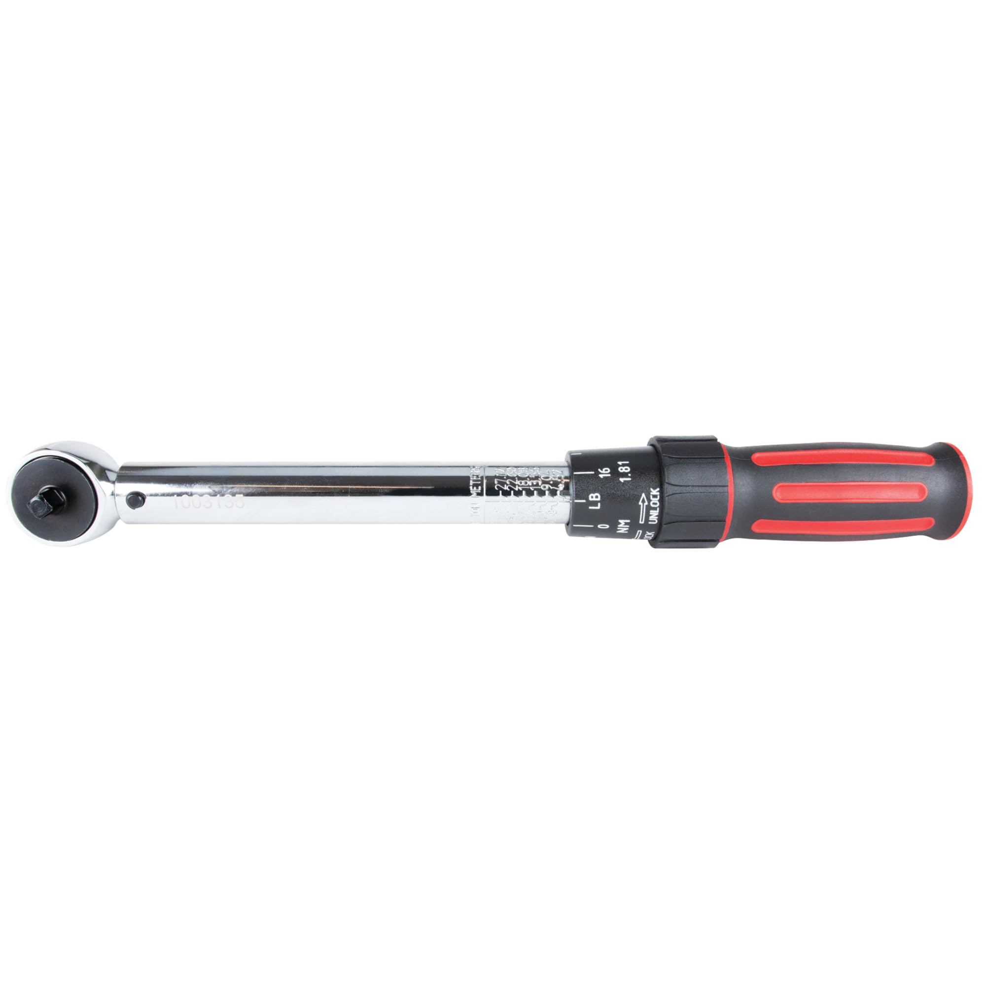 Torque Wrench Performance Tool M196 1/4-Inch Drive 250 inch/lb. - Dual Scale, Audible Click, Precision Ratchet