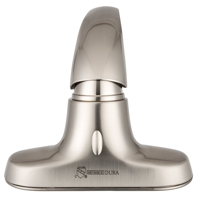 RV Bathroom Faucet Dura Faucet DF-NML210-SN Single Lever (Brushed Satin Nickel)