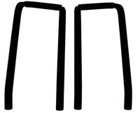 38060 WARN Trans4mer Headlamp Brush Guard, Black