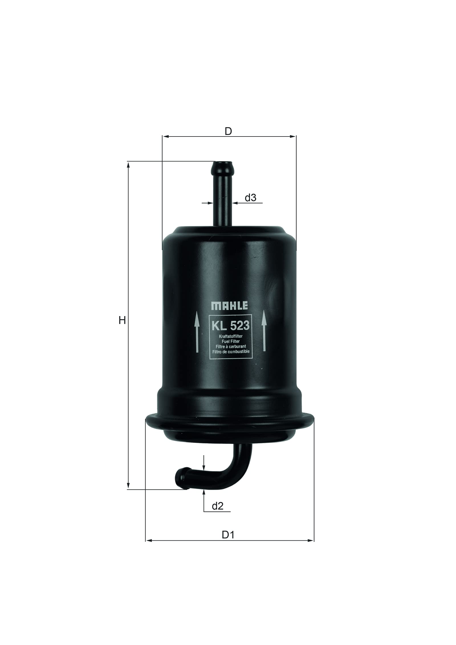 Fuel Filter MAHLE KL 523