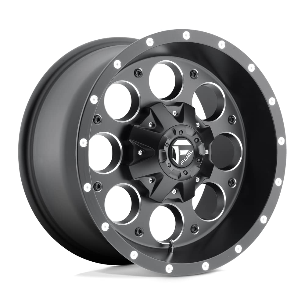 1PC Fuel D525 17X9 6X135/5.5 MT-BLK-MIL -12MM - D52517909845