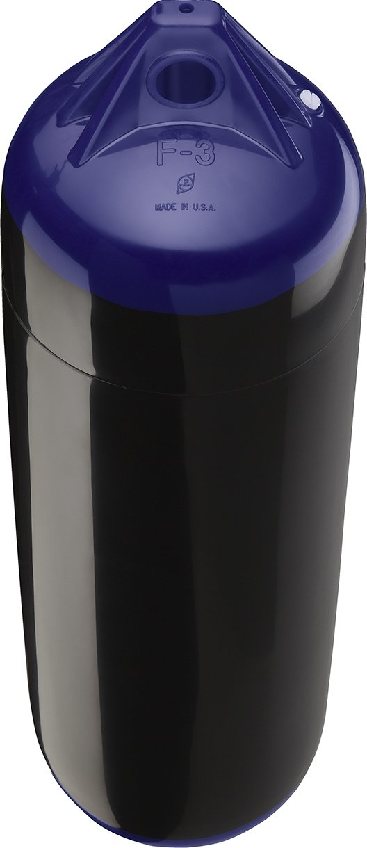 F-11 Polyform Twin Eye Fender 21.2" x 57.5" - Black