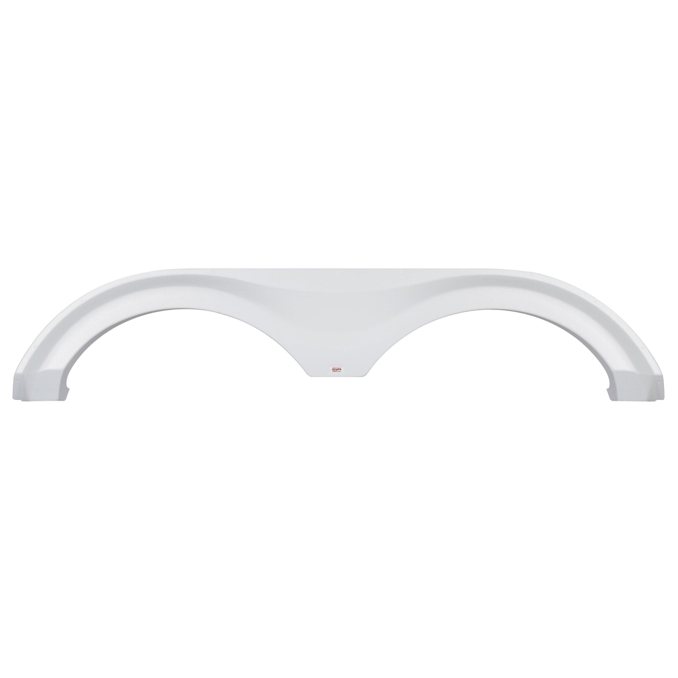 Tandem Axle Fender Skirt ICON 16037 FS6037 for Palomino - Polar White