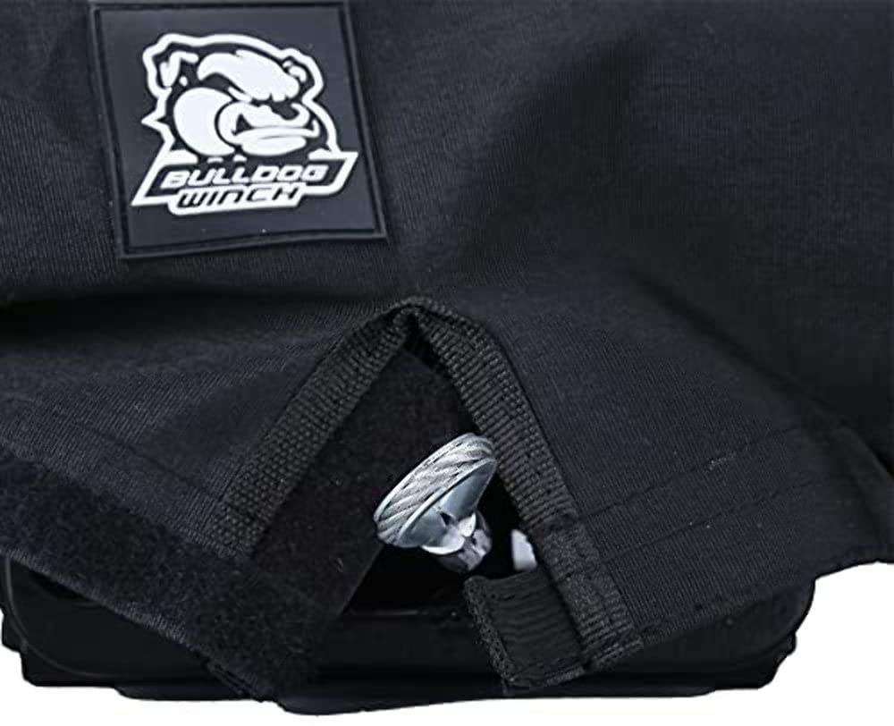 Winch Cover Bulldog 20381- for 15019, 15020, Acrylic, Black