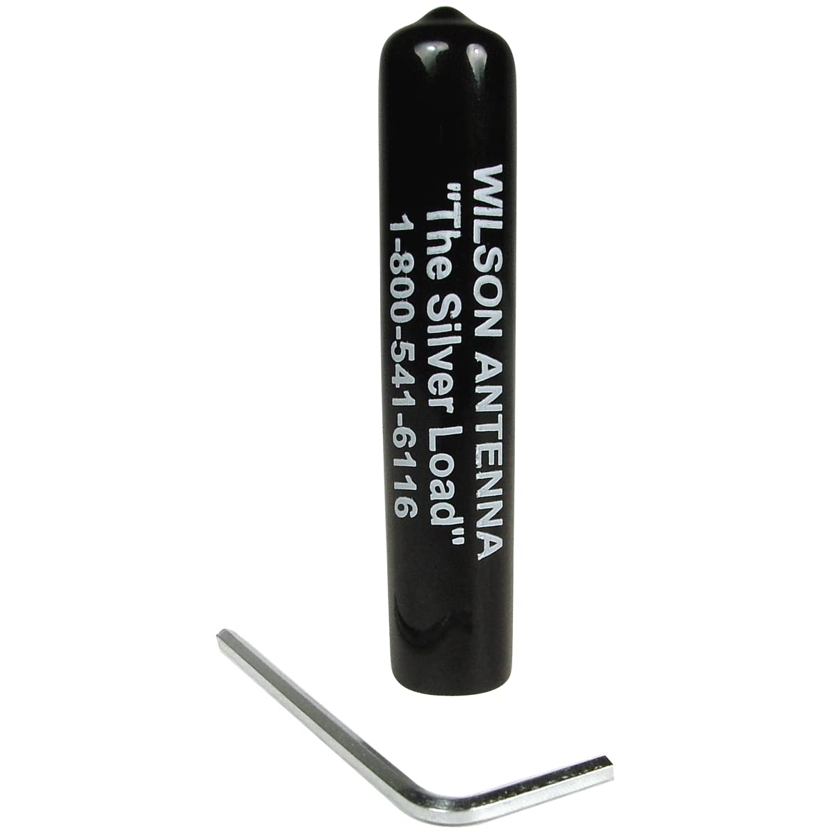 Wilson Antennas 2-Foot Tunable 305-480 Silver Load FGT Series Fiberglass Tip AM|FM CB Antenna 400W SWR Fine-Tuning, Static-Reducing Cap, AM|FM Ready, Black