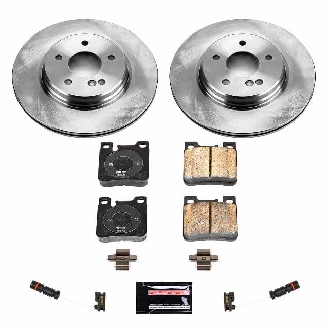 Power Stop KOE5054 Rear Replacement Brake Kit-OE Brake Rotors & Ceramic Brake Pads For Mercedes-Benz E430 2001-2002 [Model Specific]