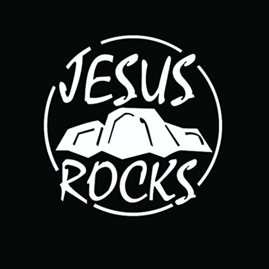 6" Skyjacker JRD6-W White Jesus Rocks Decal