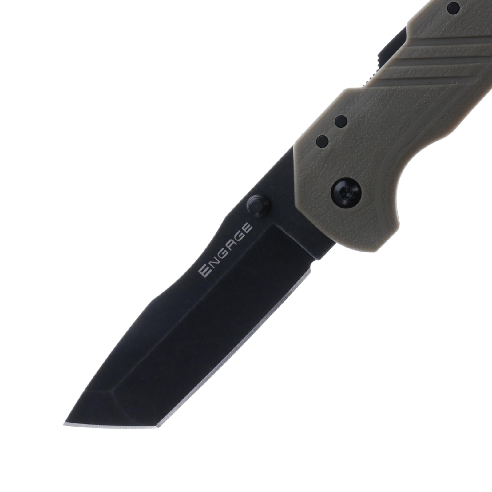 Cold Steel 3" CS-FL-30DPLT-BFZ Engage / 3" Tanto Point Blade / 2.4Mm Thick, Flat Dark Earth