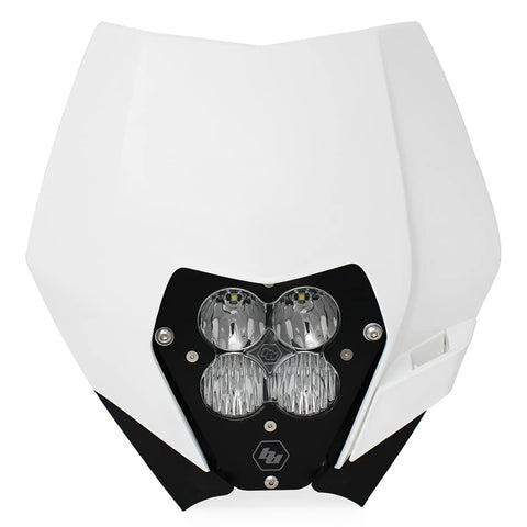 Baja Designs LED Headlight Kit XL Pro (D/C) with Shell for KTM Motorcycle (Driving/Combo; Clear)