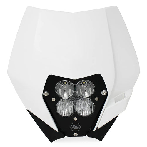 Baja Designs LED Headlight Kit XL Pro (D/C) with Shell for KTM Motorcycle (Driving/Combo; Clear)