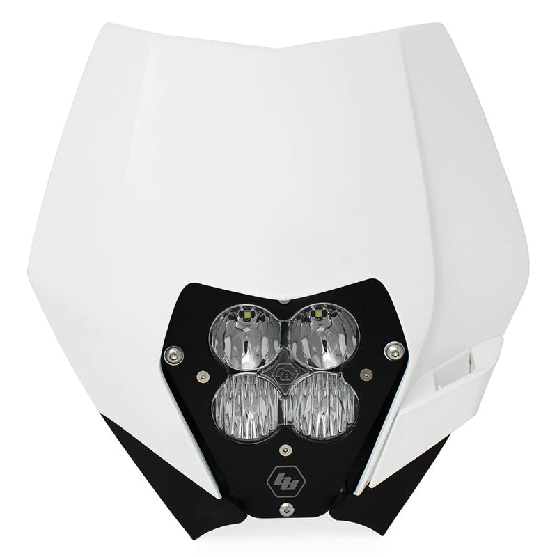 Baja Designs LED Headlight Kit XL Pro (D/C) with Shell for KTM Motorcycle (Driving/Combo; Clear)
