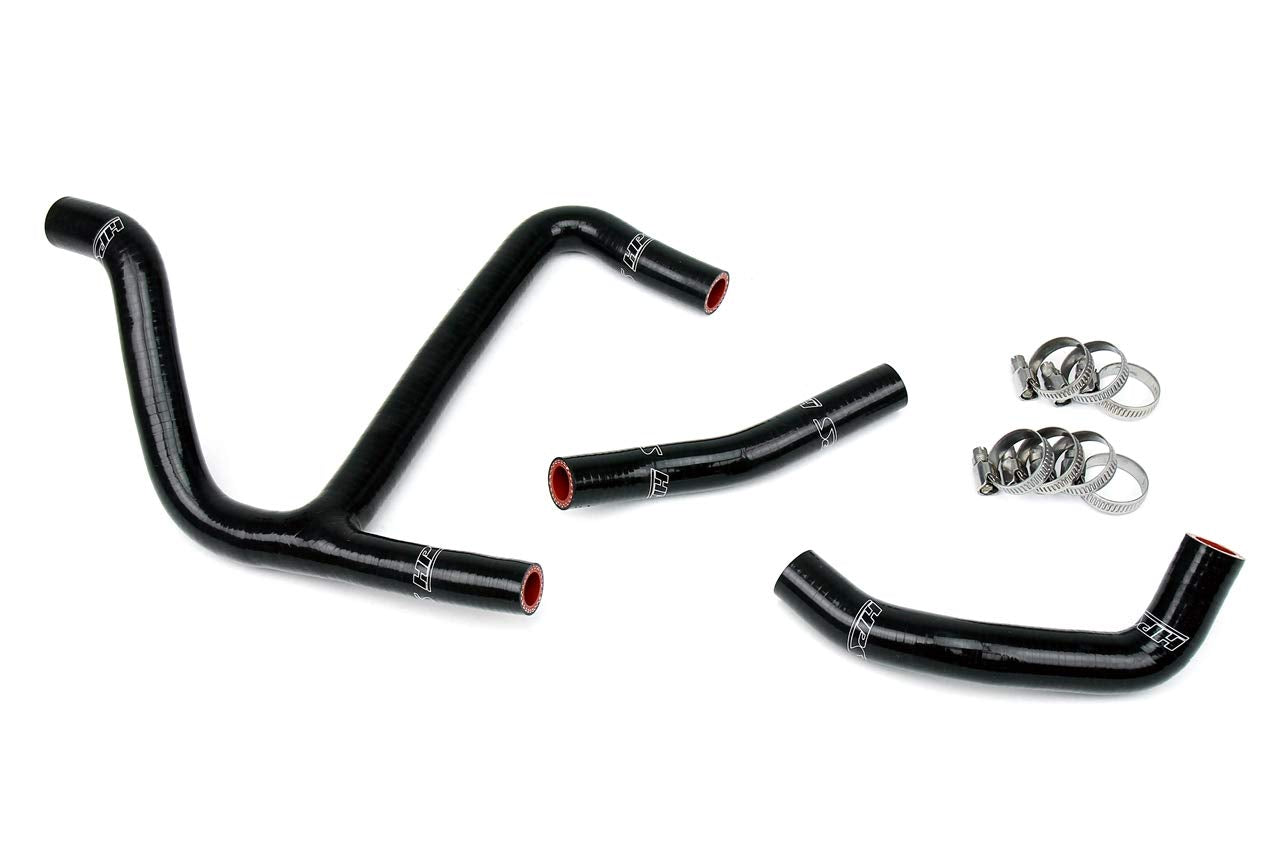 Black HPS 57-1256-BLK Silicone Radiator Coolant Hose Kit