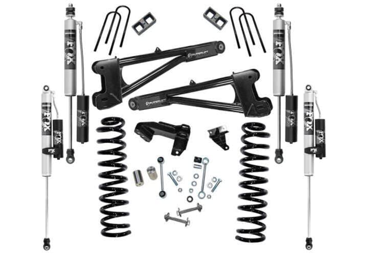 SUPERLIFT RealTruck SUSPENSION 4" Lift Kit for Ford F-250/F-350 | Complete Lift Kit with Fox 2.0 Reservoir Shocks & Replacement Radius Arms | K981FX | Fits 2008-2010 Ford F-250 / F-350 4WD Diesel