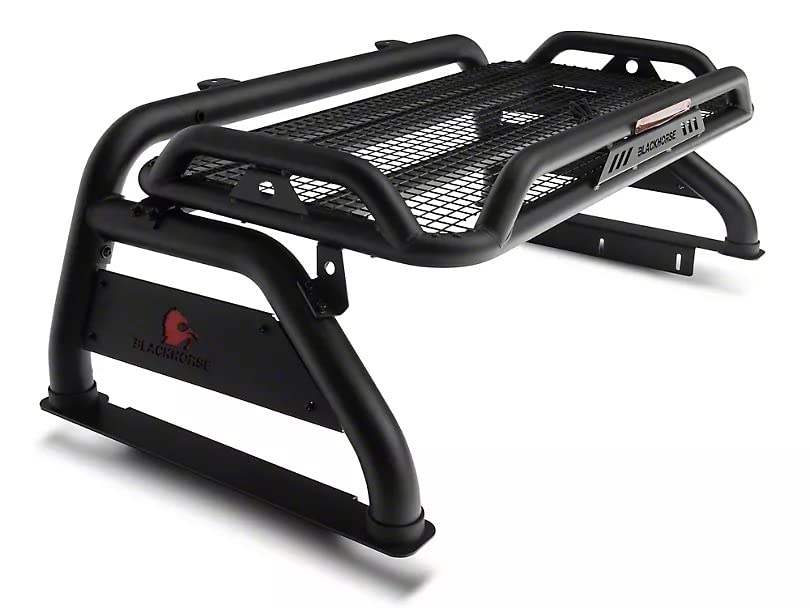 Atlas Black Horse Roll Bar Compatible with 2015-2023 Toyota Tacoma-ATRB-TOTAB