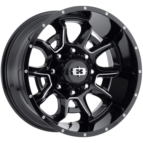 20x9 Vision Bomb 415 5x150 +12mm Black/Milled Wheel Rim 20 Inch