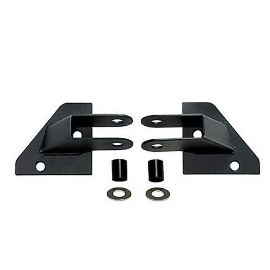Mirror Relocation Bracket Kit, Black | Rugged Ridge | 11025.01 | Fits 1987-1995 Jeep Wrangler YJ