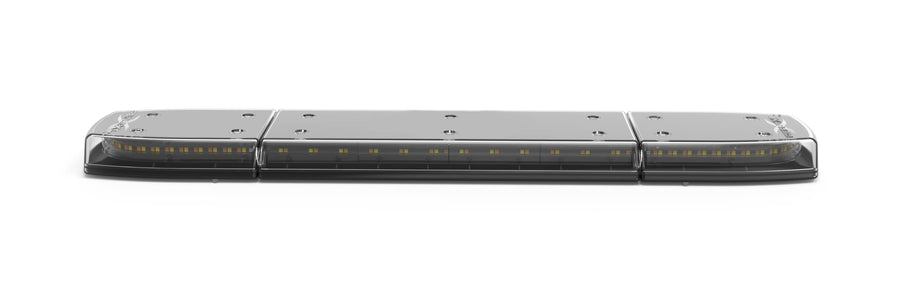 ECCO 24 Inch LED Light Bar Single Row Amber White Flood Beam 84W Off Road Lights for Trucks Commercial Vehicles, 5 Year Warranty