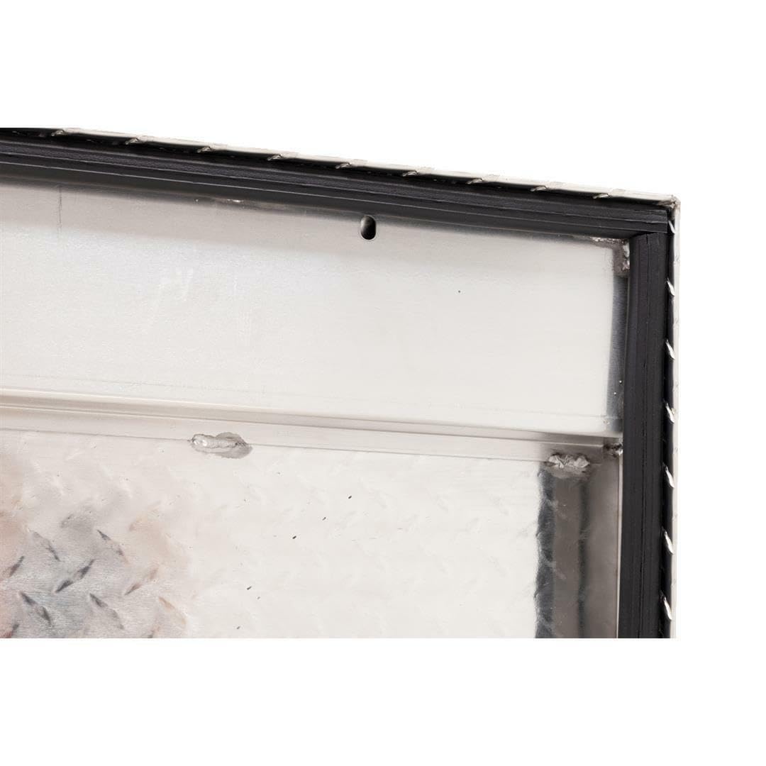 Low Profile Model 180-0-03 41in Lo-Side Box, Aluminum, Clear, 3.8 cu ft