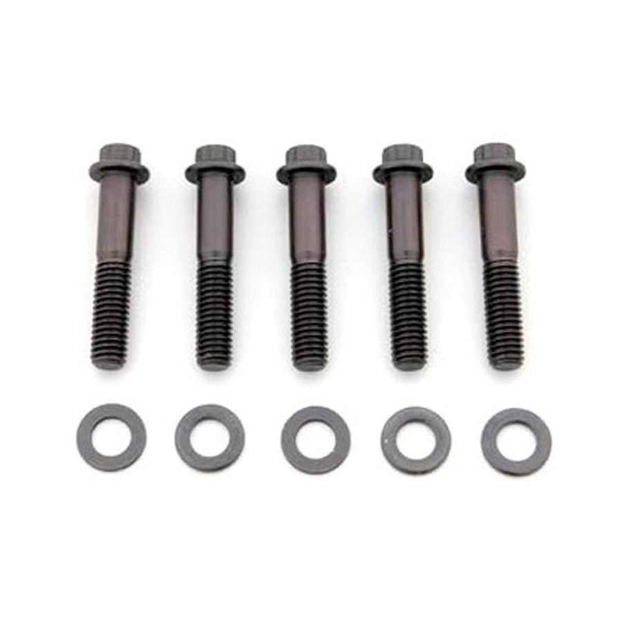 ARP 5/16-18" Black Oxide 2.000" RH Thread UHL 6-Point Bolt with 3/8" Socket and Washer, (Set of 5)