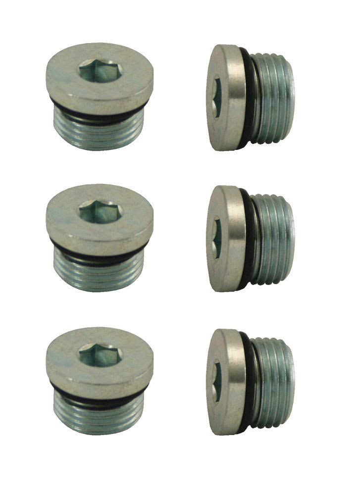 PLUG, STEEL Moroso -8AN, 3/4-16, WITH O-RING