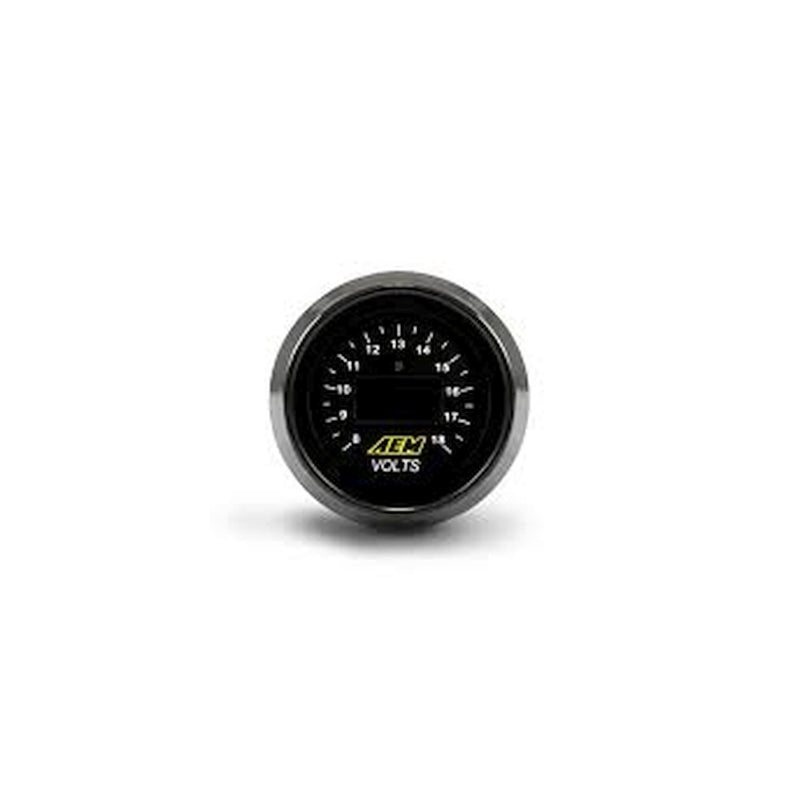 30-4400 AEM Voltmeter Gauge 8-18V