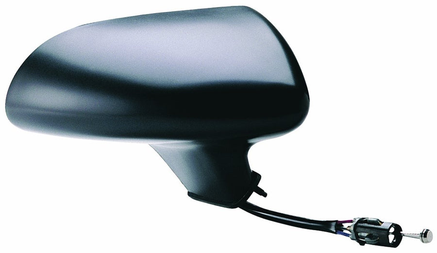 Fit System Mirror Passenger Side for Chevy Caprice Sport (Cast Housing), Impala, Black, Manual Remote